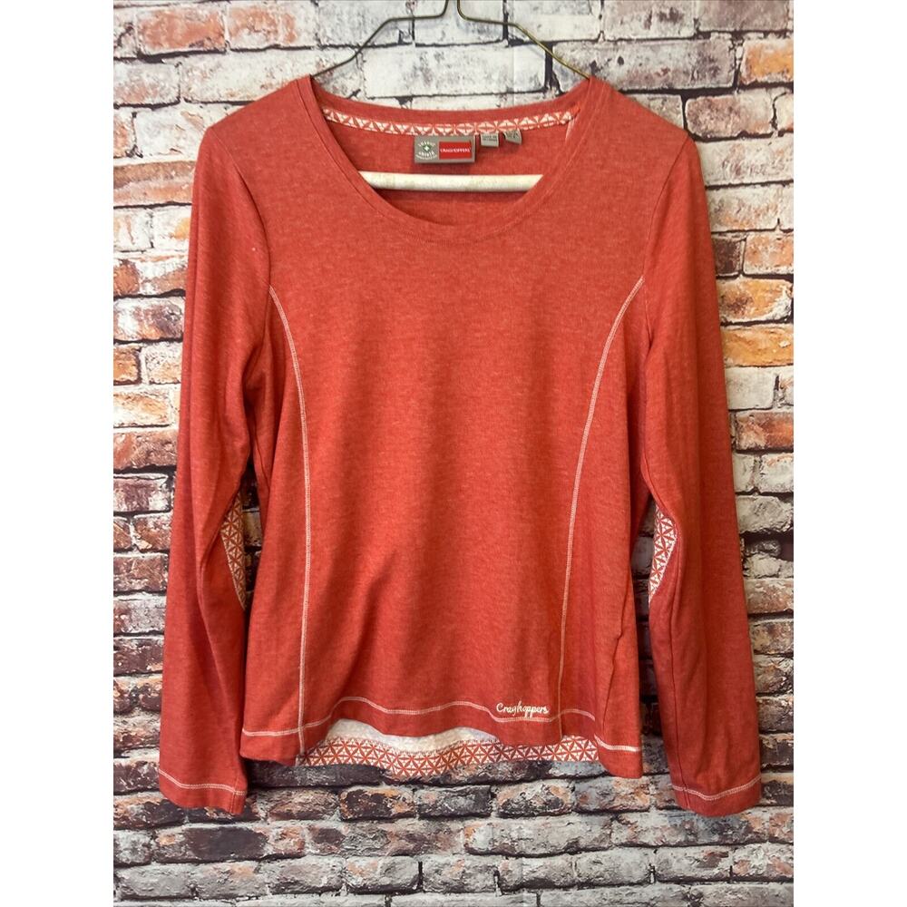 Craghoppers long sleeve shield shirt top Pullover peach women’s size 6